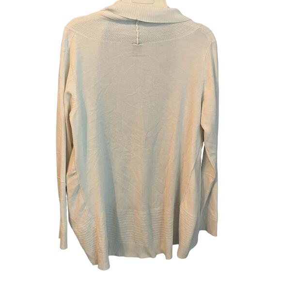 Madison Lilly White Open Front Cardigan size medium - Picture 2 of 14